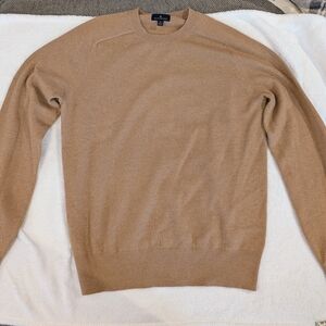 Brooks Brothers Men's Cashmere Camel Crewneck Sweater